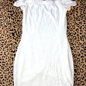 white cocktail dress